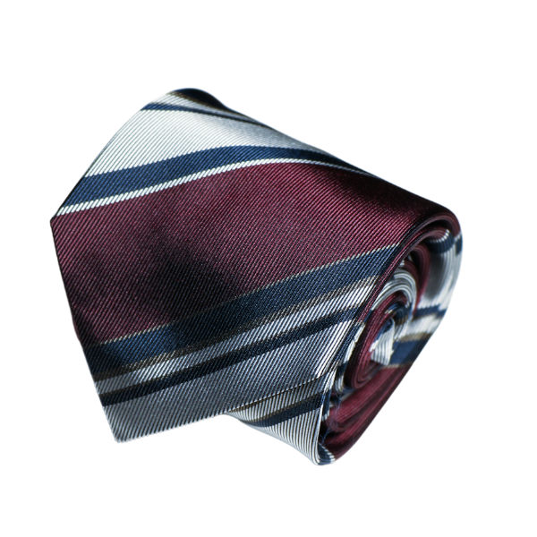 3-Fold Tie Alter Knabe - Bordeaux Regiment