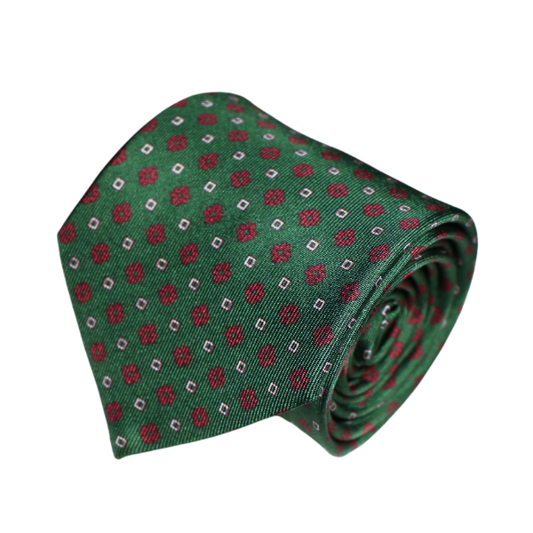 3-Fold Tie Alter Knabe - Lux Green