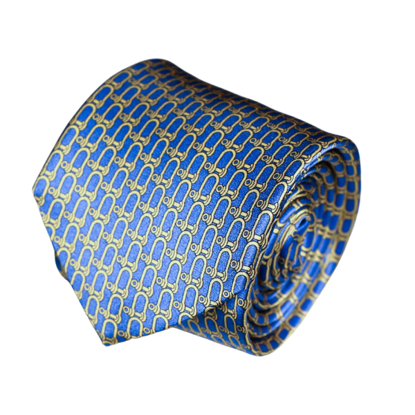 3-Fold Tie Alter Knabe - Stairville Shackle Blue-Gold