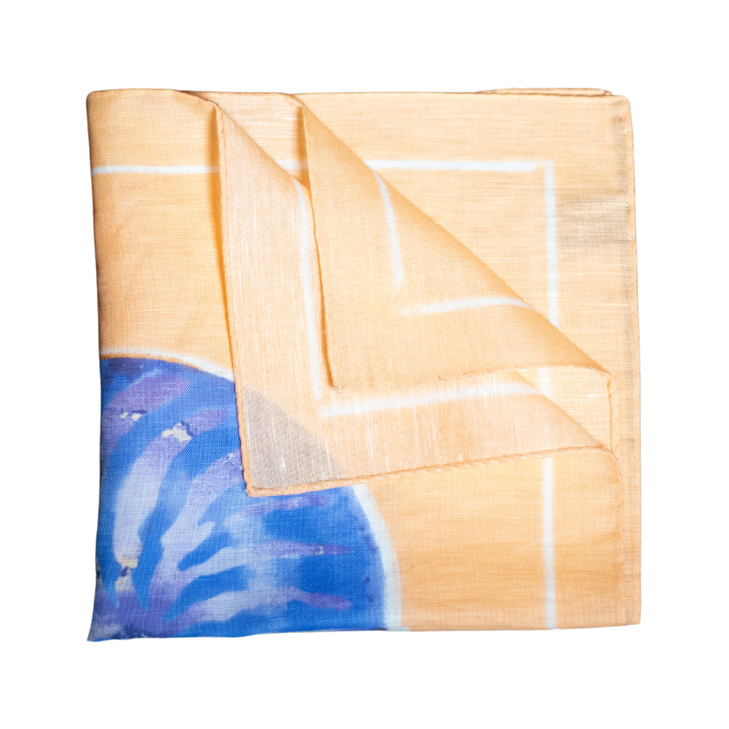 Pocket Square Alter Knabe - "Sommer Edition - NAUTILUS ORANGE"