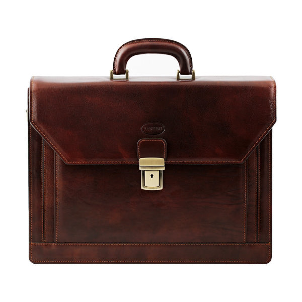 Aktentasche Trapez - Braun