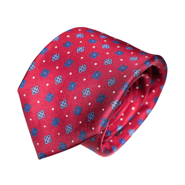 Multi-Fold Tie Alter Knabe - ROSSO CILIEGIA