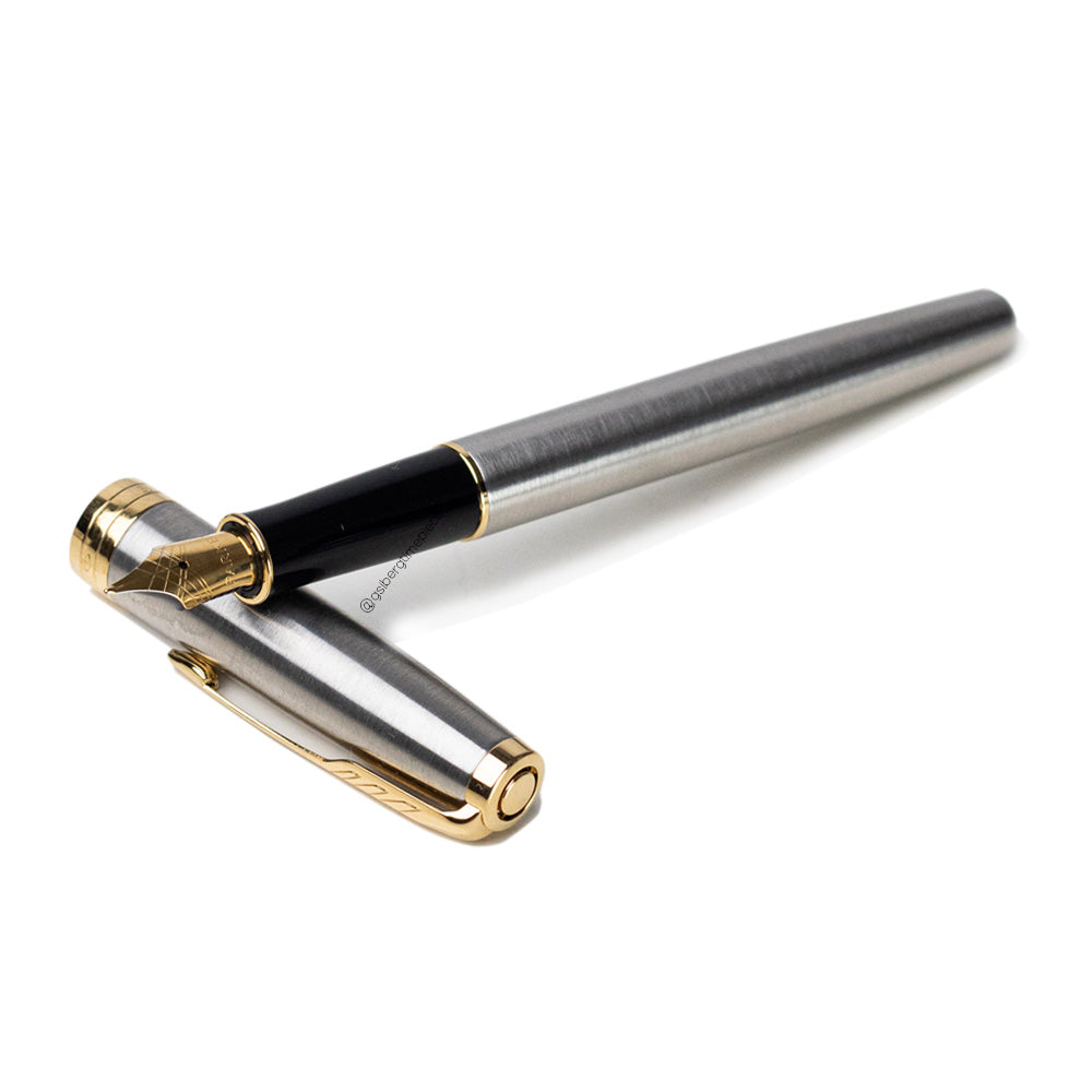 Parker Sonnet Fountain Pen - Silver Brushed